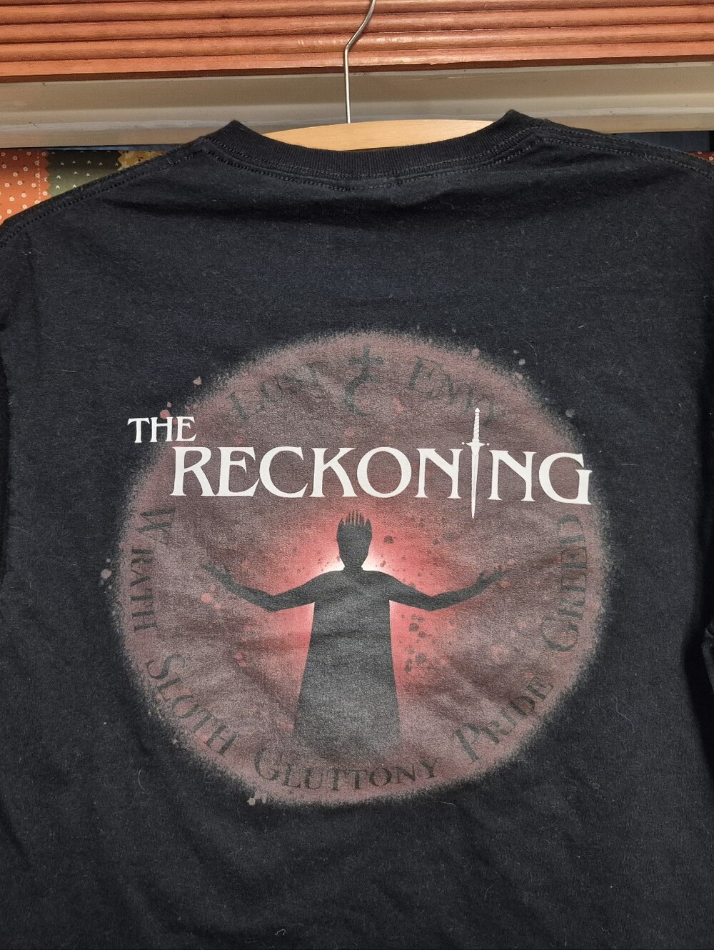 The Reckoning Graphic Black Tee - Men's Short Sleeve Shirt